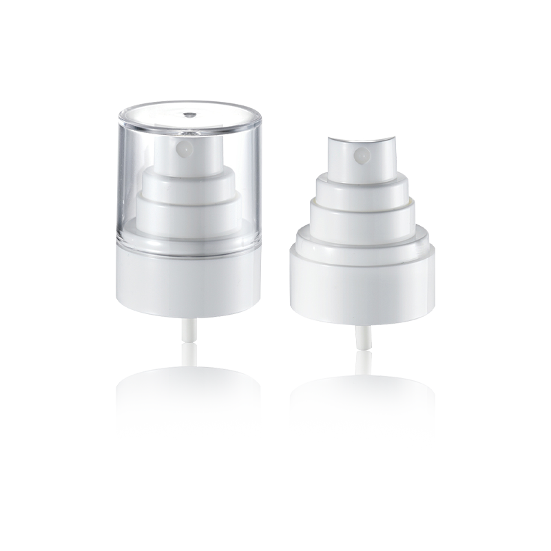 HY24B-57 কসমেটিক সাদা রঙ বা পিপি লোশন পাম্প 24/410 হাফ ক্যাপ